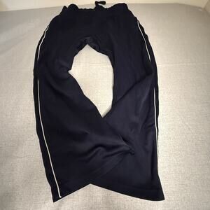 Lauren Ralph Lauren Active Women Pants XL Blue Pull On Wide Leg Yoga Pockets Y2K